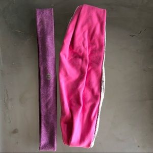 Lululemon headbands set of 2